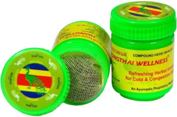 Herbal Thai Inhaler manufactured by SRDASS — open container view